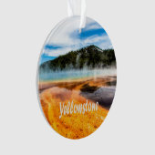 Yellowstone Nationalpark Berge Naturtiere Ornament (Vorderseite)