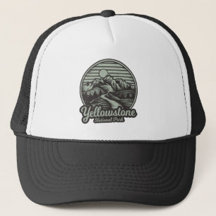 Yellowstone Nationalpark Bergpfad Truckerkappe