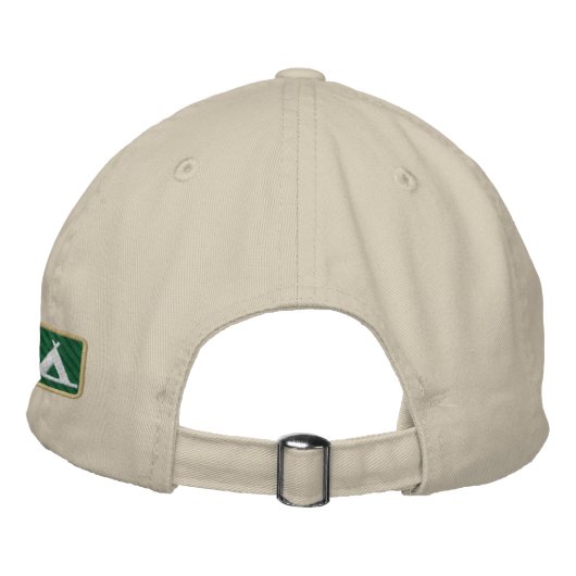 Yellowstone-Nationalpark Bestickte Baseballkappe (Rückseite)