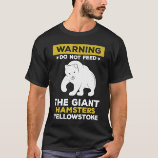 Yellowstone Nationalpark Bier Zitat Wildtiere Natu T-Shirt