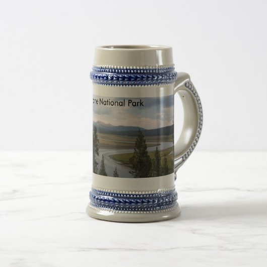 Yellowstone Nationalpark Bierglas (VorderseiteRechts)