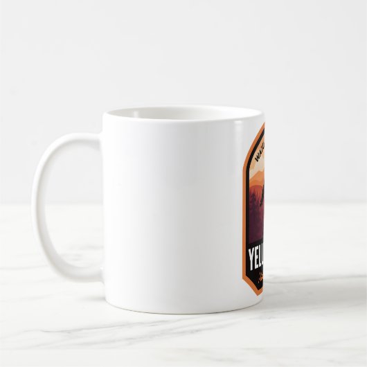 Yellowstone Nationalpark Bigfoot Kaffeetasse (Links)