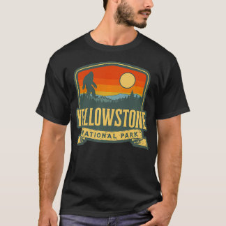 Yellowstone Nationalpark Bigfoot Sasquatch Natur T-Shirt