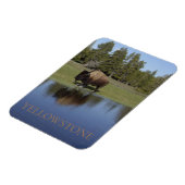 Yellowstone Nationalpark Bison Magnet (Linke Seite)
