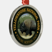 Yellowstone-Nationalpark (Bison) Ornament Aus Metall (Rechts)