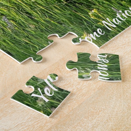 Yellowstone Nationalpark Bison Puzzle (Seite)