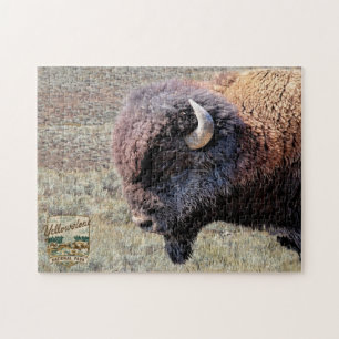 Yellowstone-Nationalpark-Bison-Rätsel Puzzle