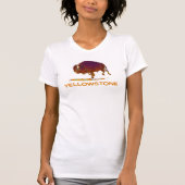 Yellowstone Nationalpark Bison T-Shirt (Vorderseite)