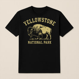 Yellowstone Nationalpark Bison T-Shirt