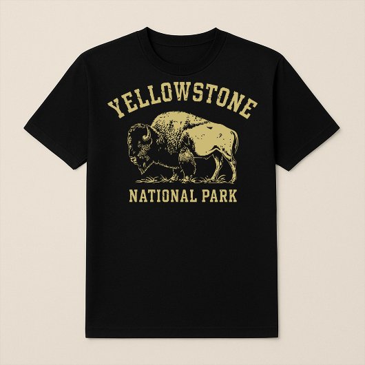 Yellowstone Nationalpark Bison T-Shirt