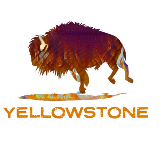 Yellowstone Nationalpark Bison T-Shirt