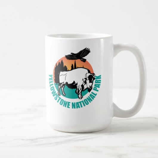 Yellowstone Nationalpark biss Kaffeetasse (Rechts)