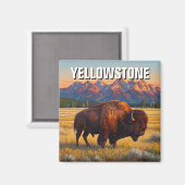 Yellowstone Nationalpark biss Magnet (Vorderseite/Rückseite)