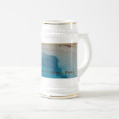 Yellowstone Nationalpark Blue Pool Bierglas (VorderseiteRechts)