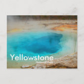 Yellowstone Nationalpark, Blue Pool Postcard Postkarte (Vorderseite)