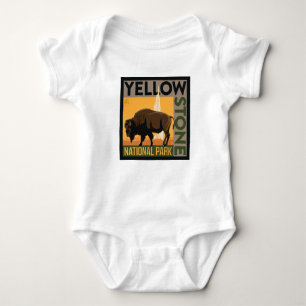 Yellowstone-Nationalpark Buffalo Baby Strampler