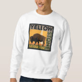 Yellowstone-Nationalpark | Buffalo Sweatshirt (Vorderseite)