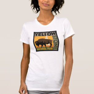 Yellowstone-Nationalpark   Buffalo T-Shirt