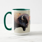 Yellowstone Nationalpark Büffel Bison Tasse (Links)