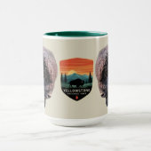 Yellowstone Nationalpark Büffel Bison Tasse (Zentrum)