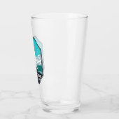 Yellowstone Nationalpark Burg Geyser Vintag Glas (Links)