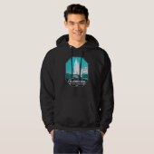 Yellowstone Nationalpark Burg Geyser Vintag Hoodie (Vorne ganz)