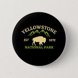 Yellowstone-Nationalpark Button