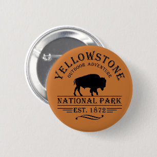 Yellowstone Nationalpark Button