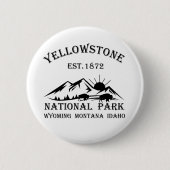 Yellowstone Nationalpark Button (Vorderseite)