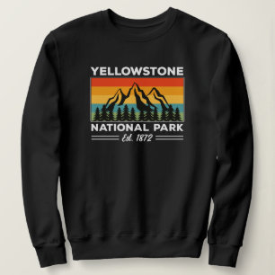 Yellowstone Nationalpark California Camping Ristor Sweatshirt