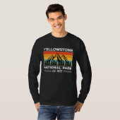 Yellowstone Nationalpark California Camping Ristor T-Shirt (Vorne ganz)