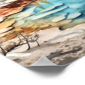Yellowstone Nationalpark California Poster (Ecke)