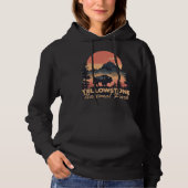Yellowstone Nationalpark Camping Wandern Hoodie (Vorderseite)