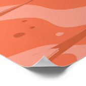 Yellowstone Nationalpark Cartoon Reiseplakat Poster (Ecke)