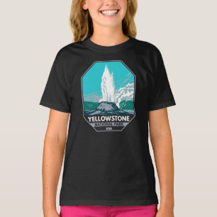Yellowstone-Nationalpark Castle Geyser Vintage T-Shirt