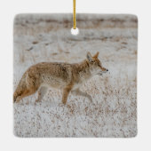 Yellowstone Nationalpark Coyote Ornament (Rückseite)