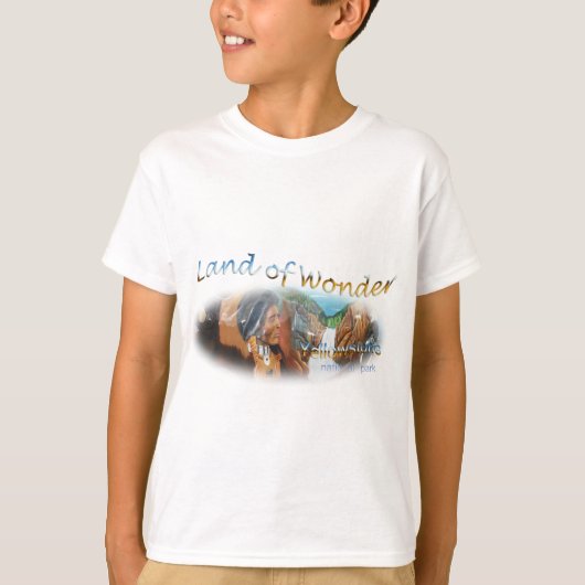 Yellowstone Nationalpark, das Land des Staunens T-Shirt (Vorderseite)