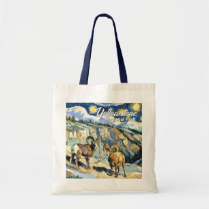 Yellowstone-Nationalpark Dickhornschaf Van Gogh Tragetasche