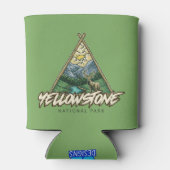 Yellowstone-Nationalpark Dosenkühler (Rückseite)