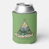 Yellowstone-Nationalpark Dosenkühler (Kanne Rückseite)