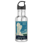 Yellowstone Nationalpark Edelstahlflasche (Vorderseite)