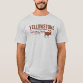 Yellowstone Nationalpark Elche T - Shirt (Vorderseite)