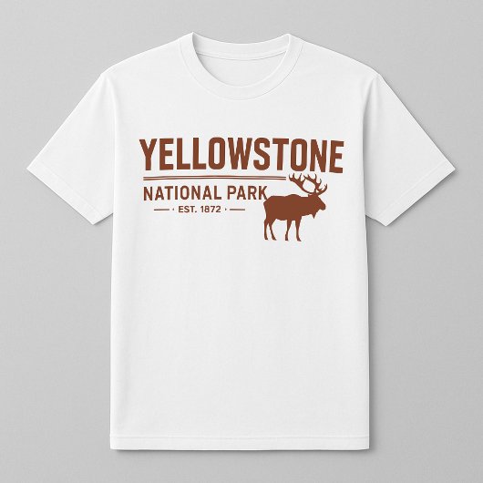 Yellowstone Nationalpark Elche T - Shirt