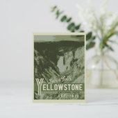 Yellowstone Nationalpark Fall Fälle Postkarte (Stehend Vorderseite)