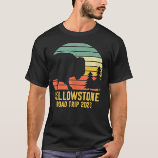 Yellowstone Nationalpark Familienstraße 2023 Ma T-Shirt