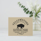 Yellowstone Nationalpark Feiertagspostkarte (Stehend Vorderseite)