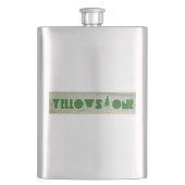 Yellowstone-Nationalpark Flachmann (Vorderseite)