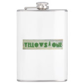 Yellowstone-Nationalpark Flachmann (Vorderseite)