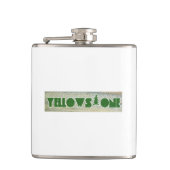 Yellowstone-Nationalpark Flachmann (Vorderseite)