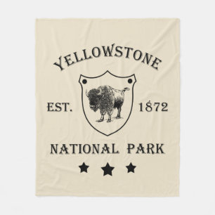 Yellowstone Nationalpark Fleecedecke